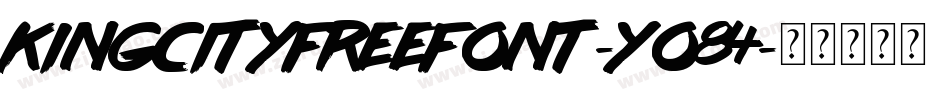 Kingcityfreefont-Yo84字体转换