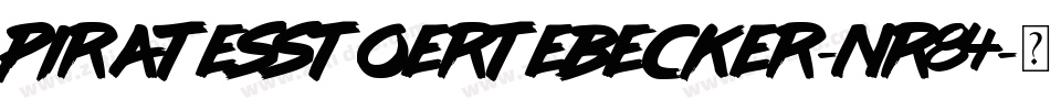 Piratesstoertebecker-nR84字体转换