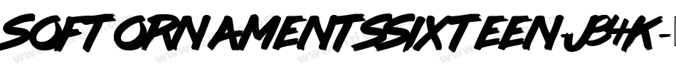 SoftOrnamentsSixteen-J84K字体转换