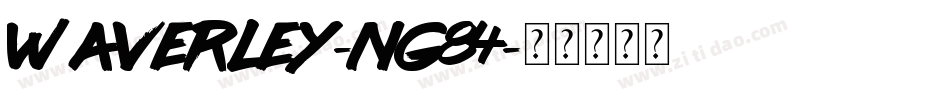 Waverley-ng84字体转换