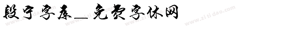 段宁字库字体转换