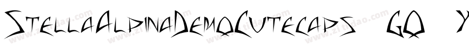 StellaAlpinaDemoCutecaps-GO3YO字体转换