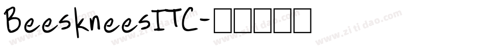 BeeskneesITC字体转换
