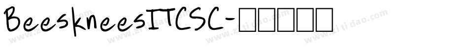 BeeskneesITCSC字体转换
