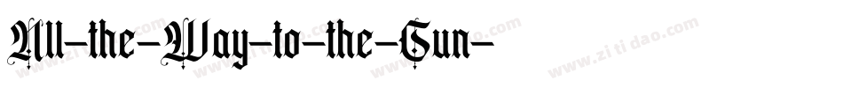 All-the-Way-to-the-Sun字体转换