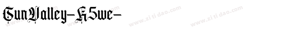 SunValley-K5we字体转换