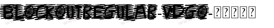 BlockOutRegular-vdgO字体转换