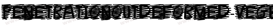 PenetrationOutDeformed-VegB字体转换