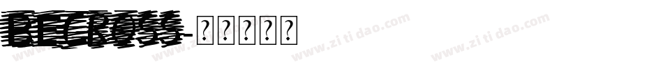 becross字体转换