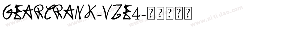 GearCrank-vZE4字体转换