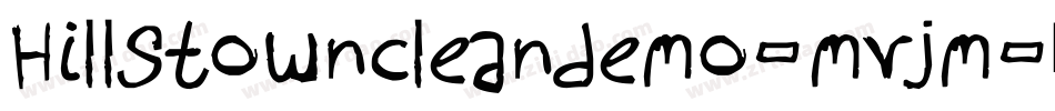 Hillstowncleandemo-mvjm字体转换