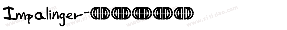 Impalinger字体转换