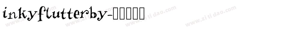 inkyflutterby字体转换