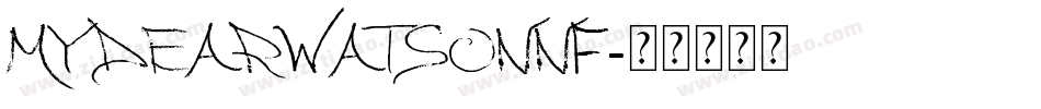 MyDearWatsonNF字体转换