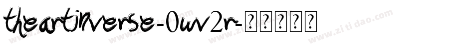 TheArtInverse-0Wv2r字体转换