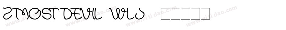 ZMostDevil-wlJ8字体转换