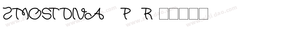 ZMostDiva-7P1R字体转换