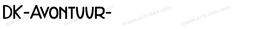 DK-Avontuur字体转换