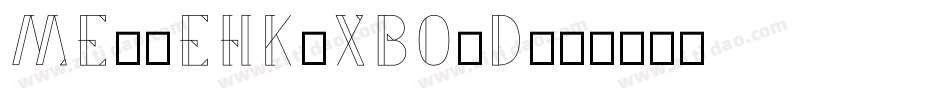 ME11eHK-Xbo1d字体转换