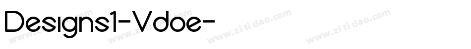 Designs1-Vdoe字体转换