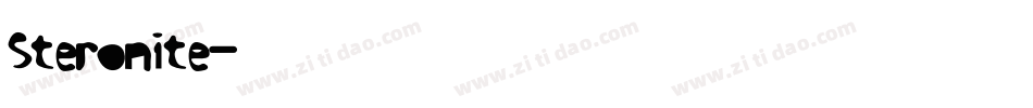 Steronite字体转换