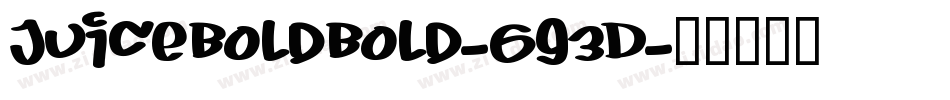 JuiceBoldBold-6g3D字体转换