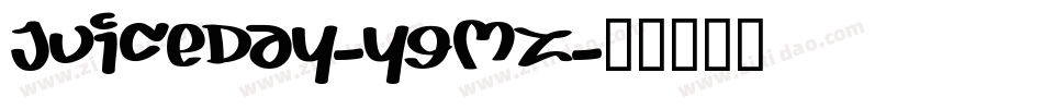 JuiceDay-y9MZ字体转换