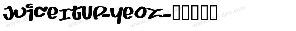 JuiceItUp-yeOZ字体转换