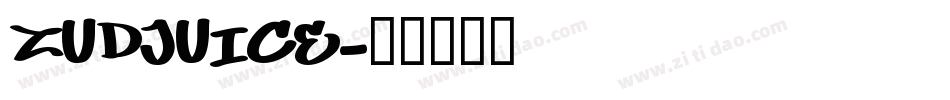 ZUDJUICE字体转换