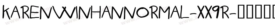 KarenWinHanNormal-xX9r字体转换