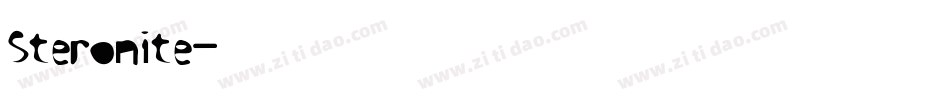 Steronite字体转换