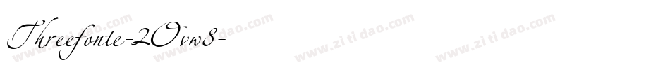 Threefonte-2Ovw8字体转换