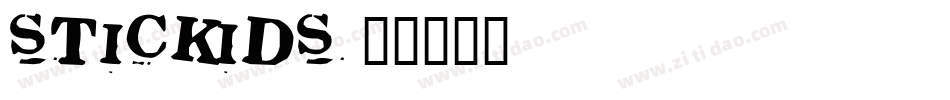 Stickids字体转换