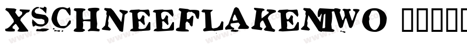 XSchneeFlakenTwo字体转换