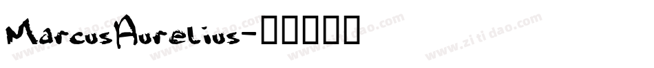 MarcusAurelius字体转换
