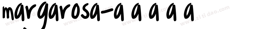 Margarosa字体转换