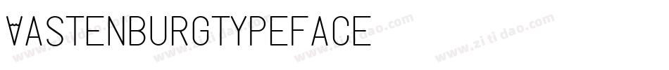 VastenburgTypeface字体转换