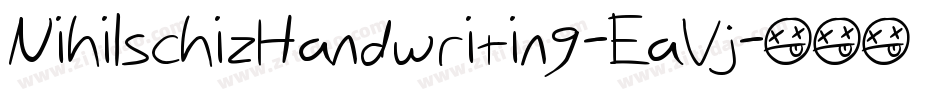 NihilschizHandwriting-EaVj字体转换