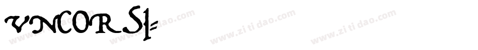 VNCORSI字体转换