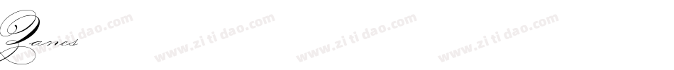 Zanes字体转换