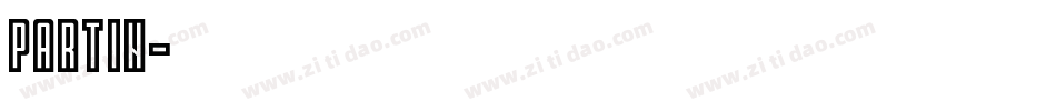PARTIN字体转换