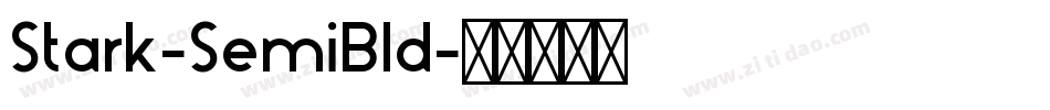 Stark-SemiBld字体转换