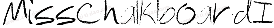 MissChalkboardItalic-2wyK字体转换