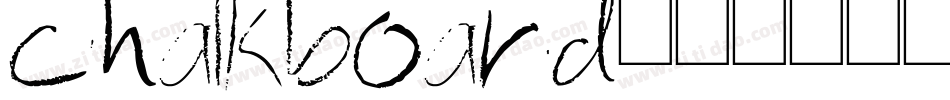 chalkboard字体转换