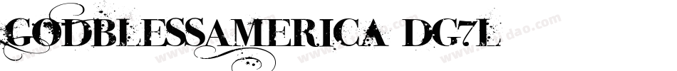 GodBlessAmerica-dg7l字体转换