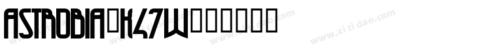 Astrobia-K47W字体转换