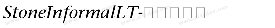 StoneInformalLT字体转换