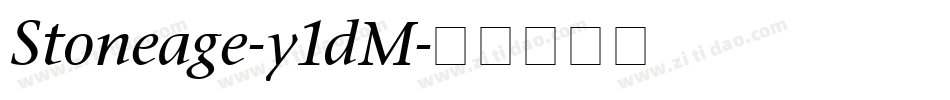 Stoneage-y1dM字体转换