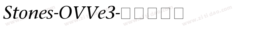 Stones-OVVe3字体转换