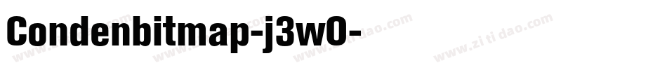 Condenbitmap-j3wO字体转换